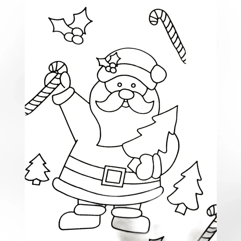 Christmas Stocking Color Your Own Stocking Kit With Fabric Markers 17 inches - Picture 7 of 14